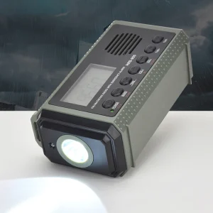 Solar Hand Crank AM FM SW NOAA Weather Radio 4 Ways Powered 10000MAh Torch Reading Lamp SOS Alarm Power Bank for Outdoor Camping