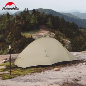 Naturehike Cloud Up Pro Hiking Tent 20D Nylon 1/2 Tent Ultralight Portable Outdoor Trekking Travel Camping Tent With Floor Mat